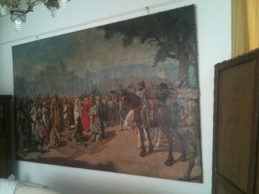 Historical scene by Albert Kollmann