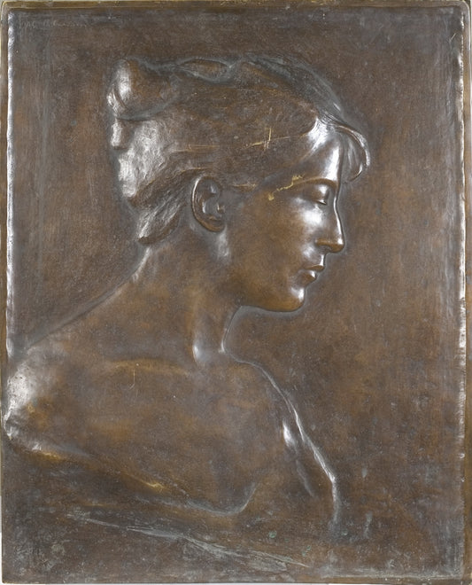 Woman Profile by Alexandru Calinescu