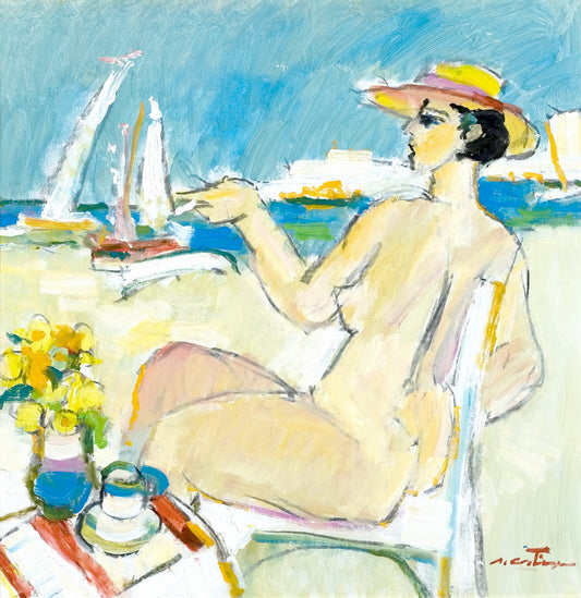 Naked On The Beach by Augustin Costinescu