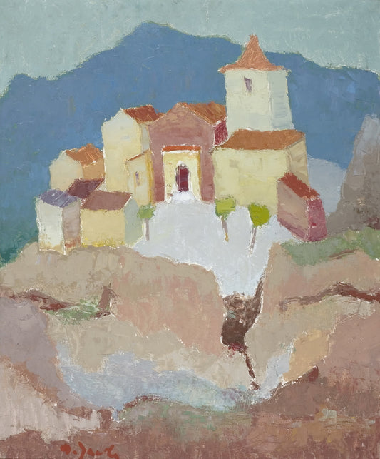 Landscape in the South of France by Aurel Iacobescu