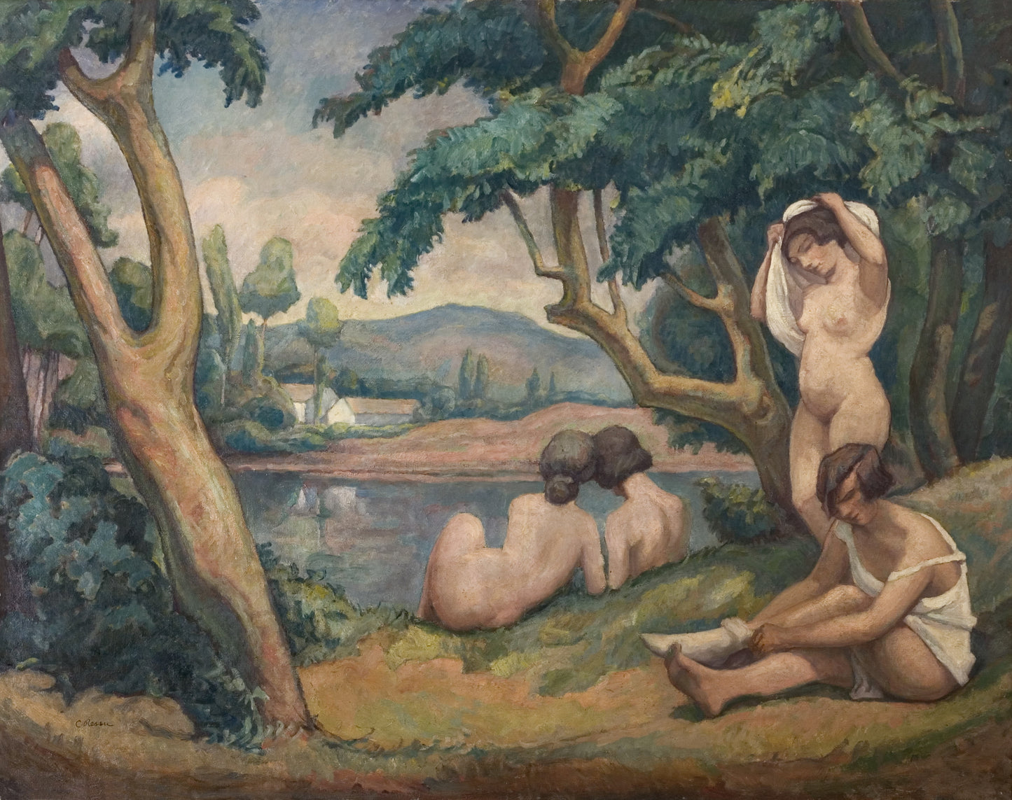 Les Baigneuses by Camil Ressu