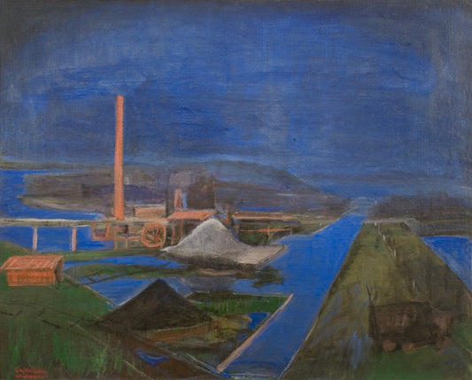 Lake Landscape by Casilda Miracovici