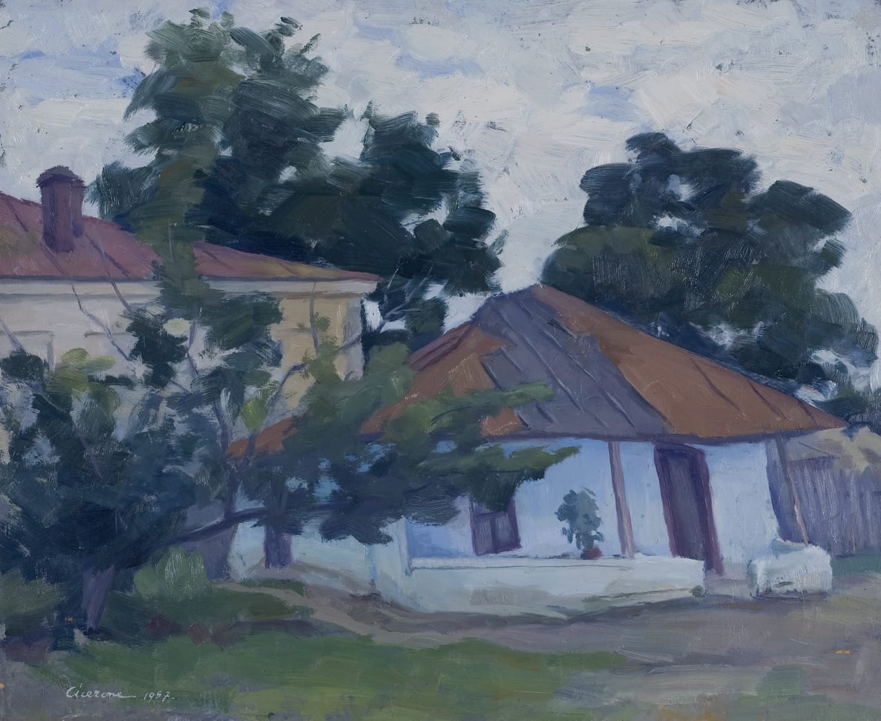 The Hut by Cicerone Popescu