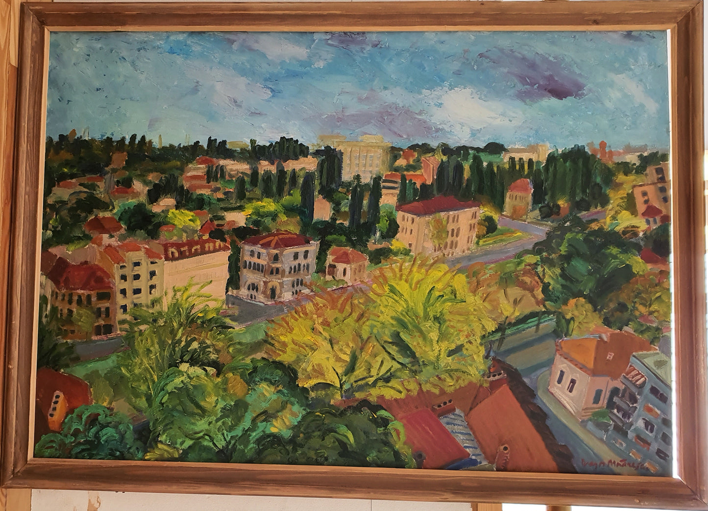 View over The Cotroceni Embankment by Dragos Morarescu