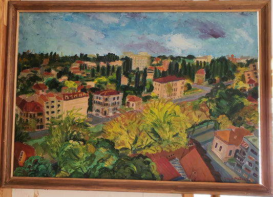 View over The Cotroceni Embankment by Dragos Morarescu