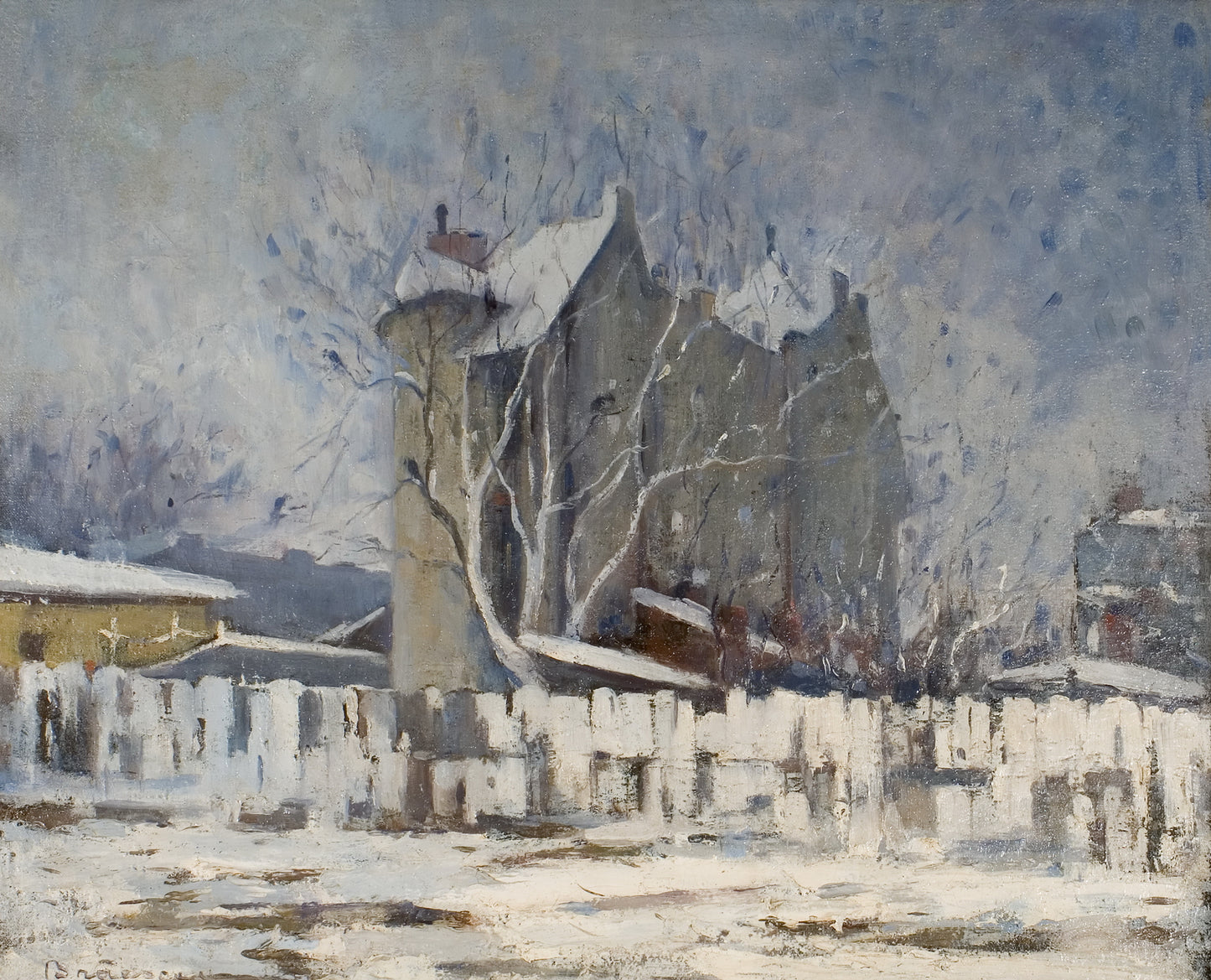 Winter by Dumitru Braescu