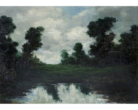 Landscape by Eugene Napoleon Flandin
