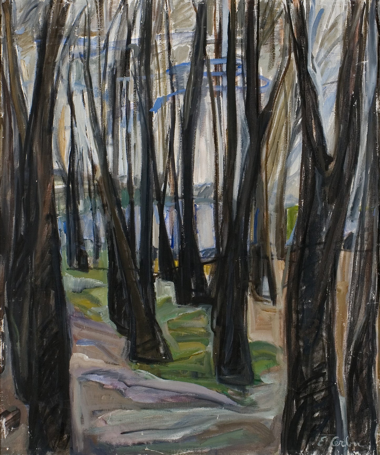 Spring in the Forest by Eva Cerbu