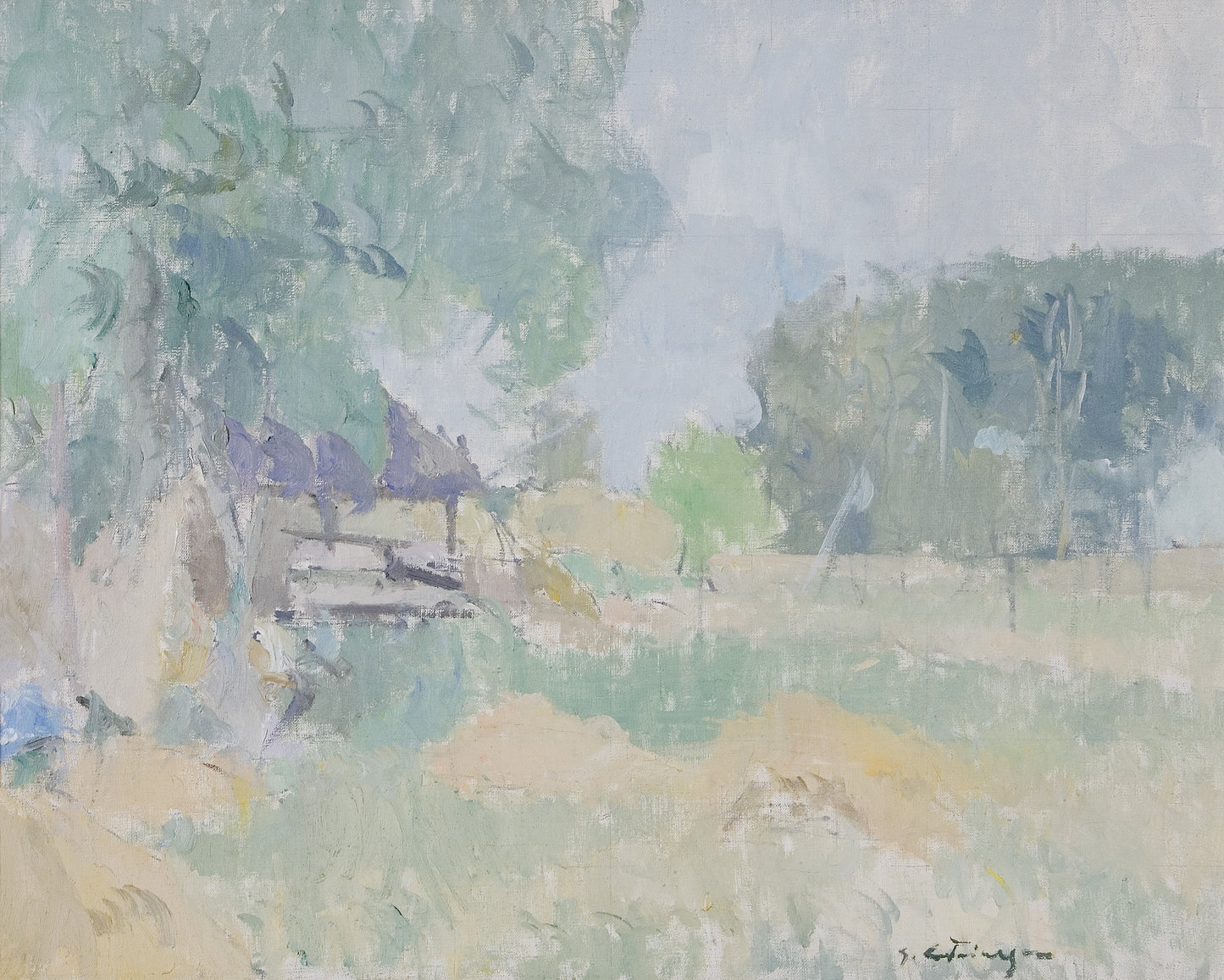 Landscape at Gorgova  by Gabriel Catrinescu