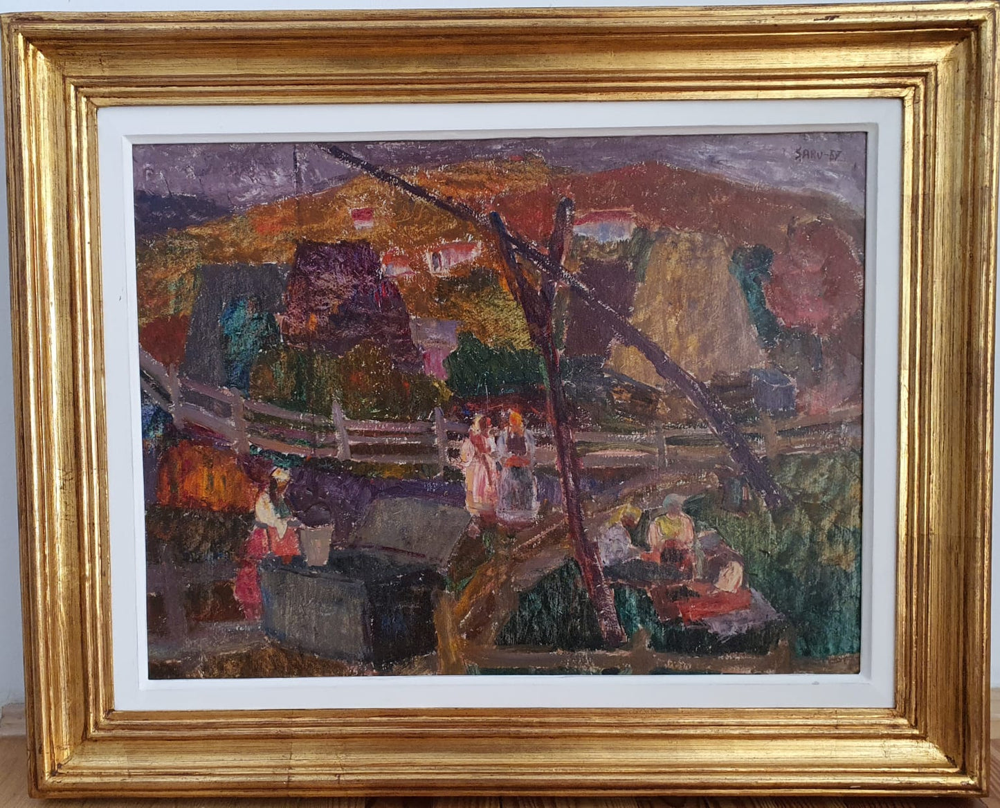 Rural Scene by Georghe Saru