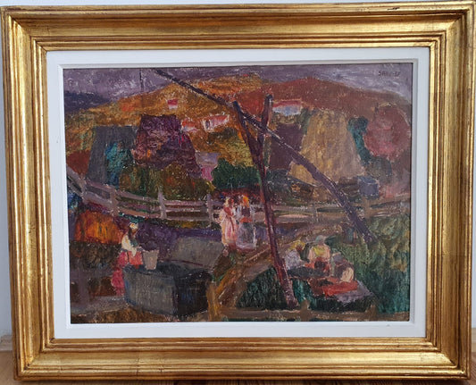 Rural Scene by Georghe Saru