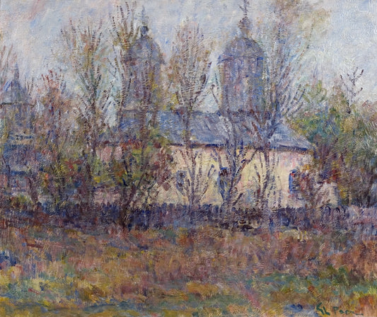 The Village Church by Gheorghe Popescu