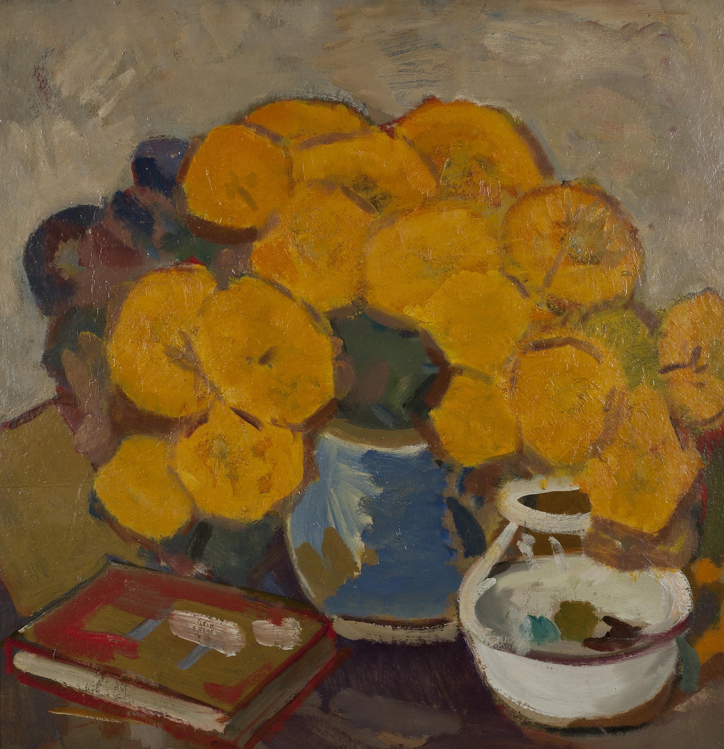 Still Life with Yellow Flowers by Ion Popescu Negreni