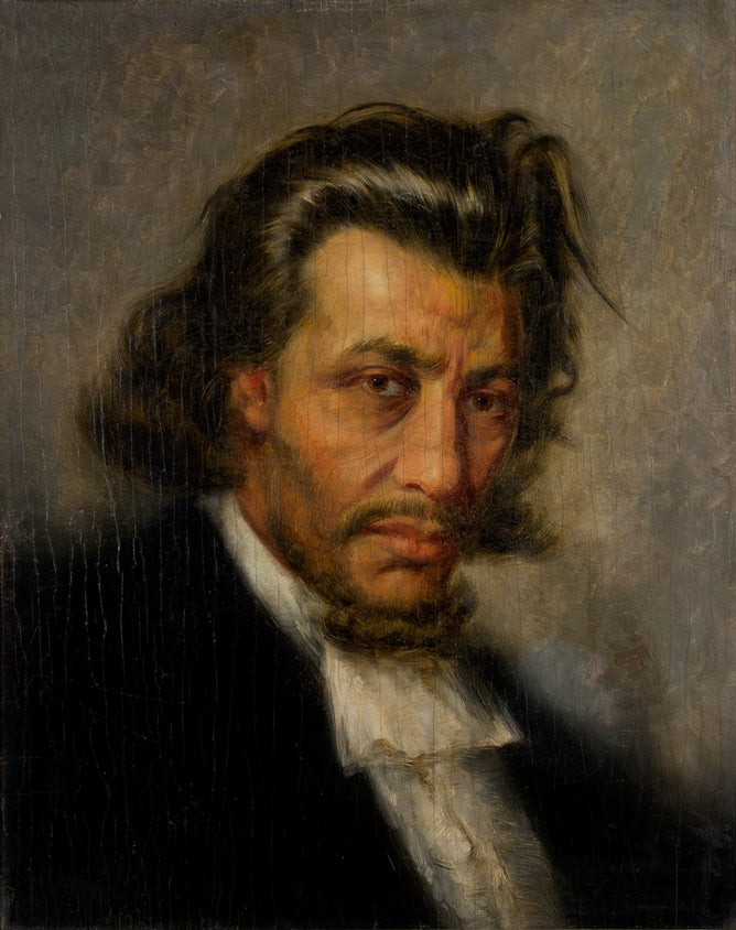 Portrait of a Man by Lajos Polczer