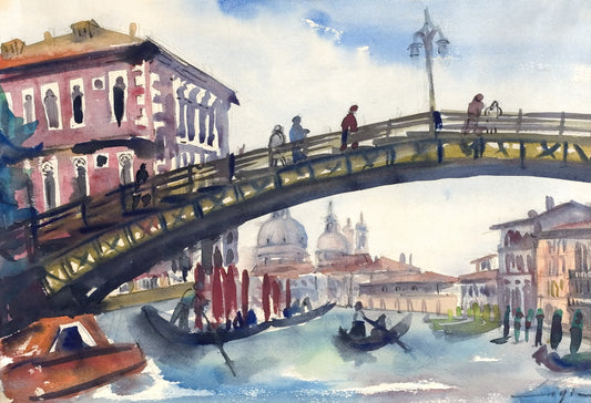 Old Bridge in Venice by Ligia