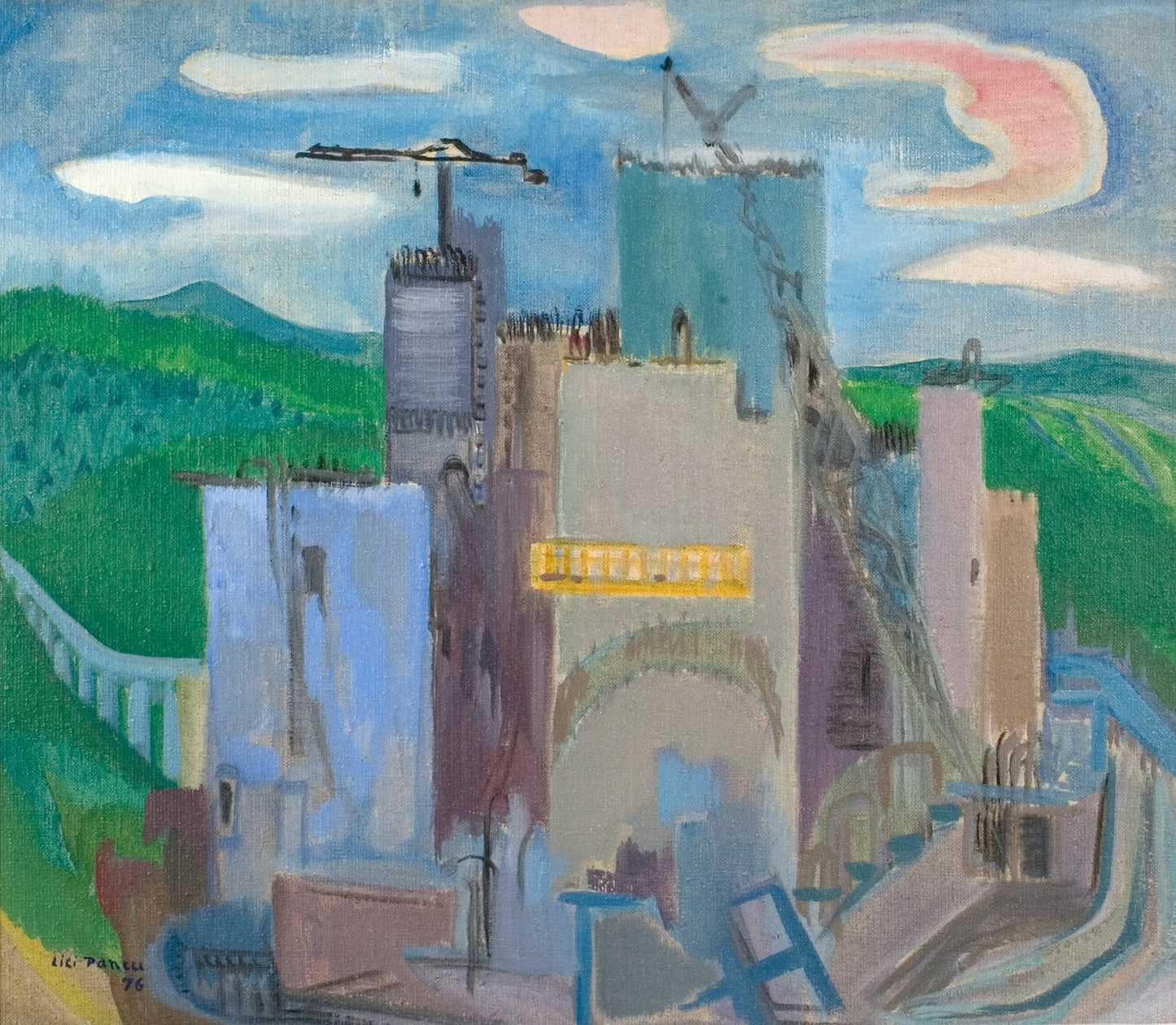 Industrial Building Site by Lili Pancu