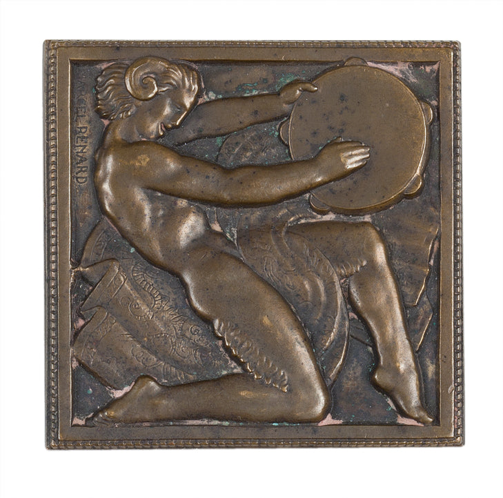 Faun with Tambourine by Marcel Renard