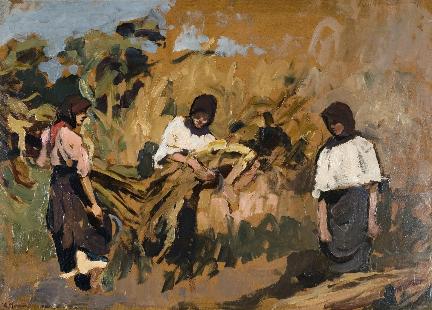 At the Harvest by Rodica Maniu