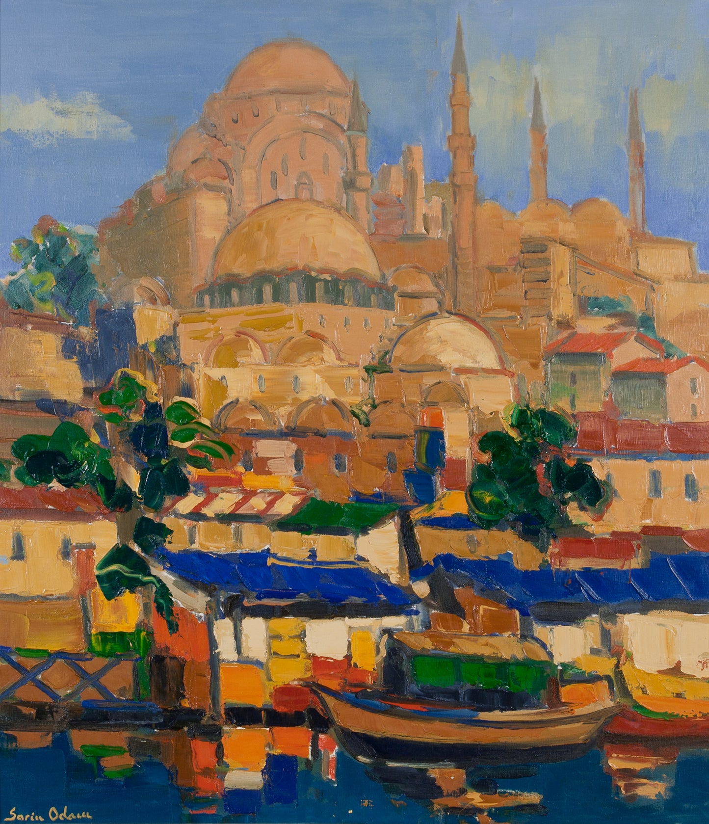 Landscape from Galata Bridge,Istanbul by Sorin Adam
