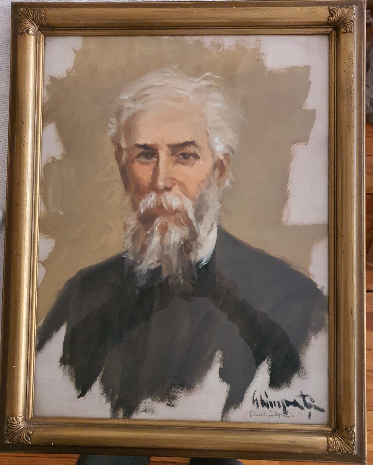 The Portrait of a Man by Stelian Popescu Ghimpati