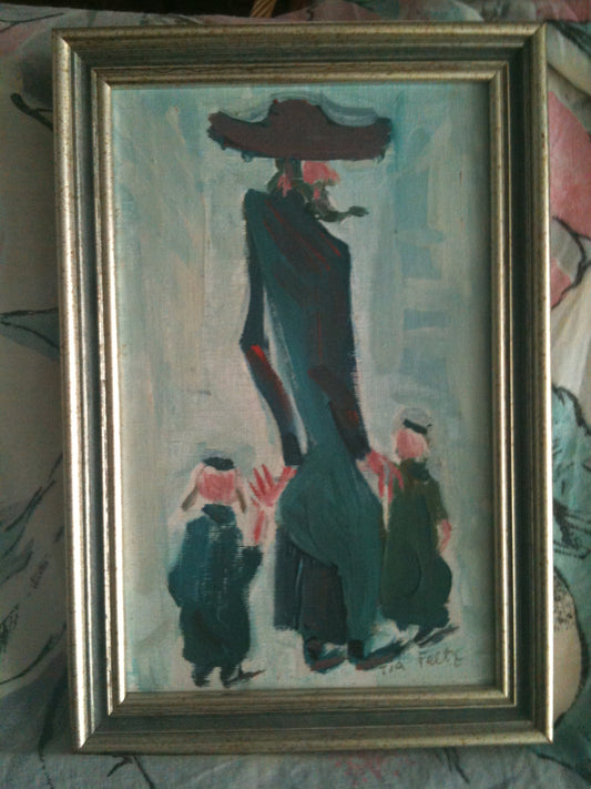 Religious Jew on the Way to School by Tia Peltz