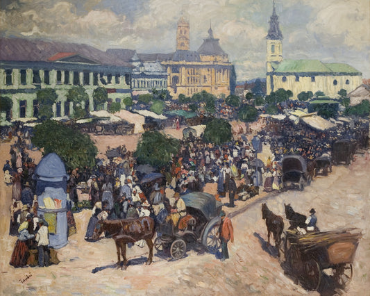 Small Market in Oradea by TIbor Erno