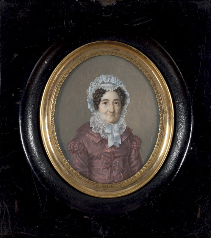 Old Woman Portrait by W.Schmidt