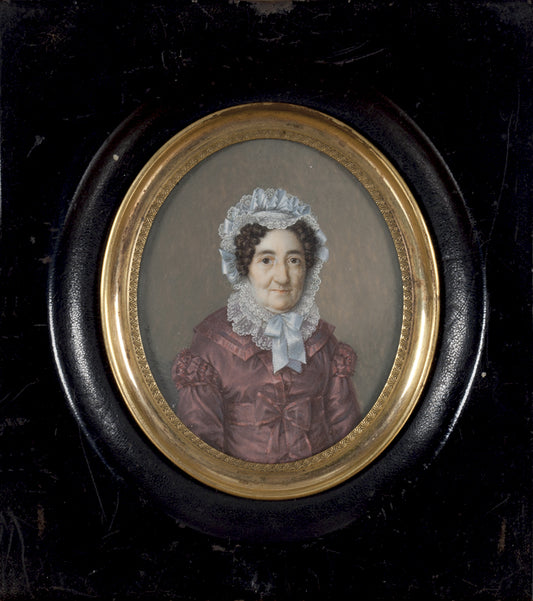 Old Woman Portrait by W.Schmidt