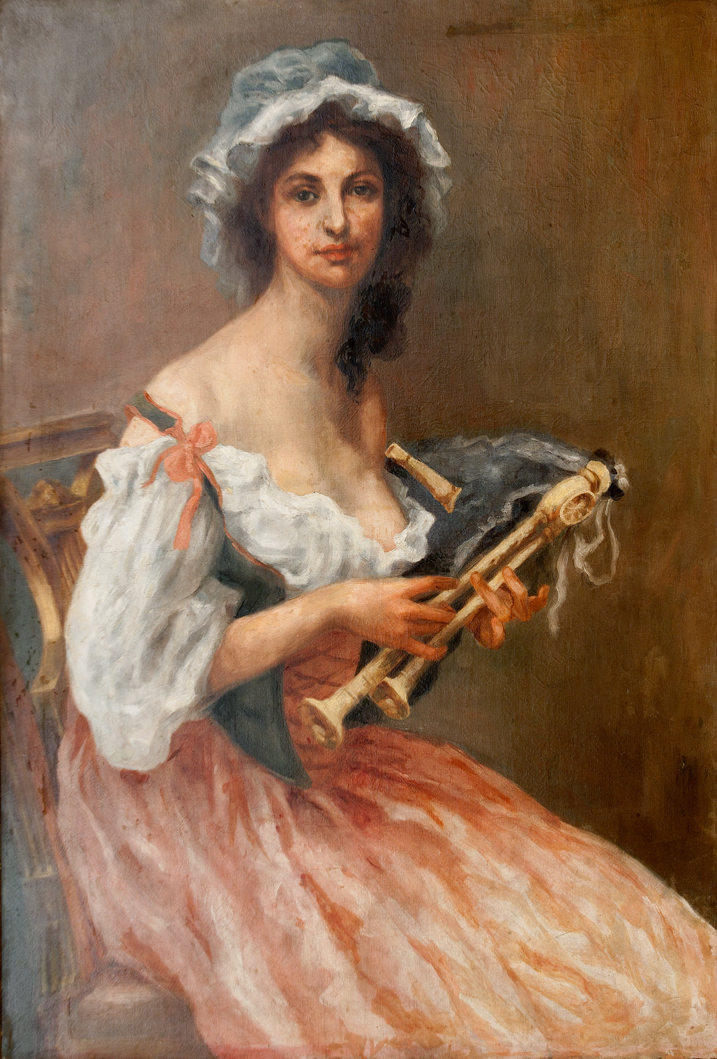 Around 1850 French School- Baronease de Grosee by Unknown