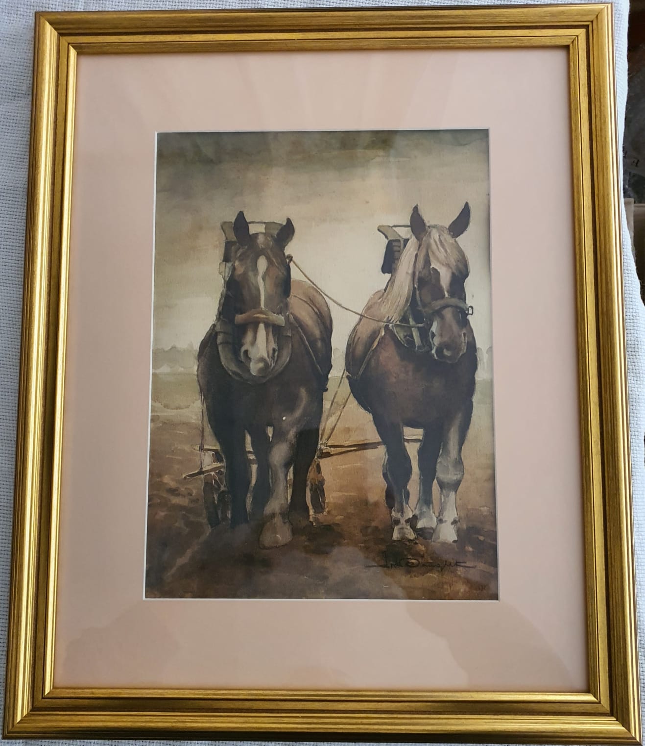 2-Horse Plow by Jodd Danglik