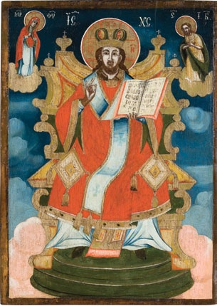 19th Century Russian Icon by Unknown