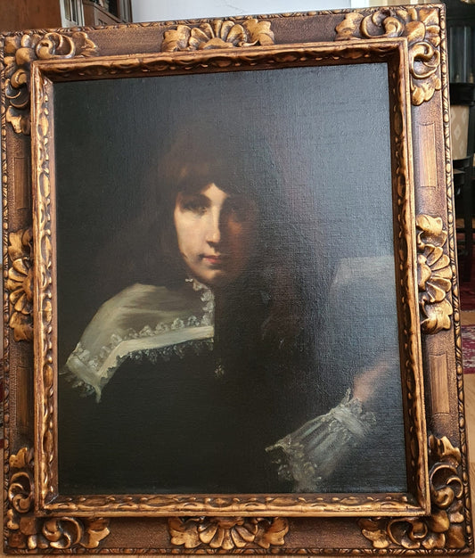 Follower of Diego Velasquez -Portrait of a Young Man by Unknown